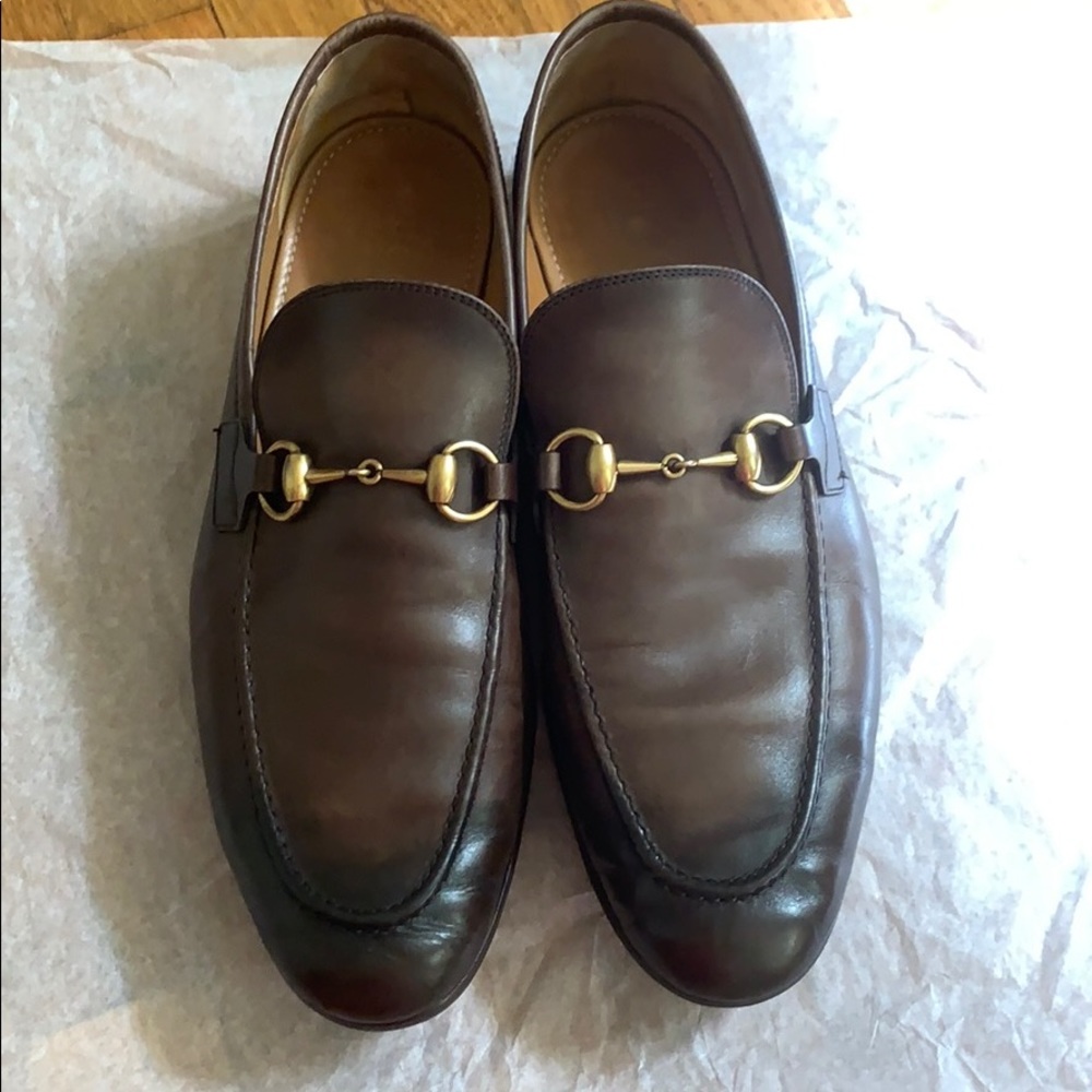 Gucci loafers brown